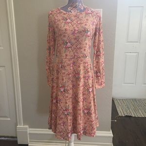 Floral print A-Line dress